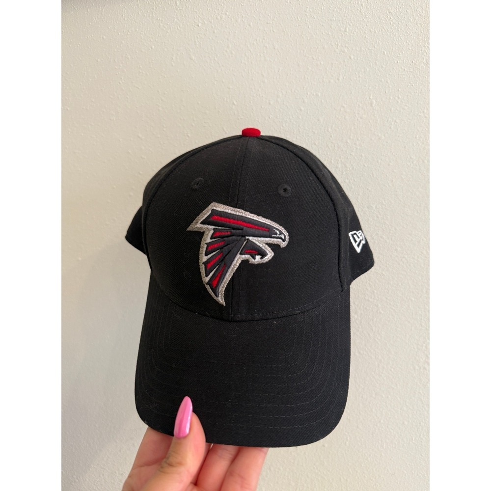 New Era Atlanta Falcons NFL 9FORTY Adjustable Hat Black Red Cap One Size
